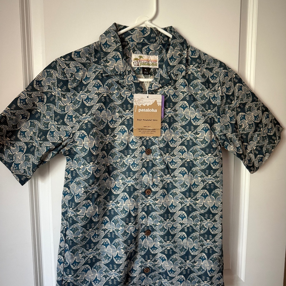 Patagonia Boys' Pataloha Shirt, XL